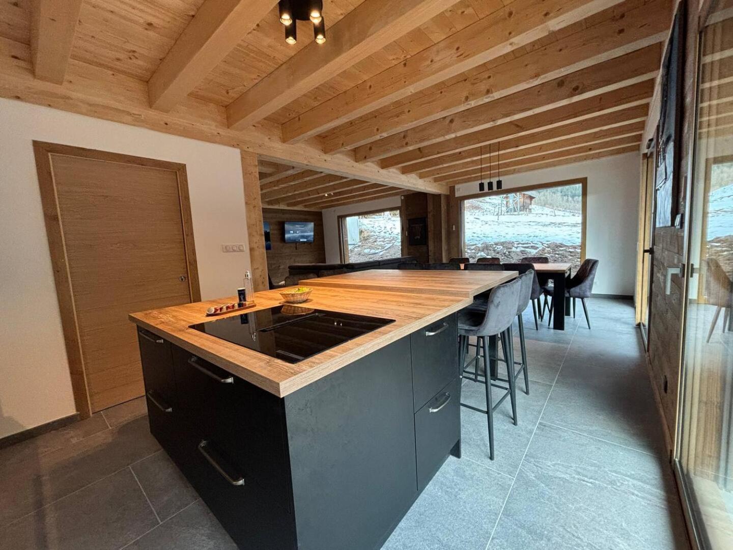 Chalets, Les Crozats Montriond Exterior foto