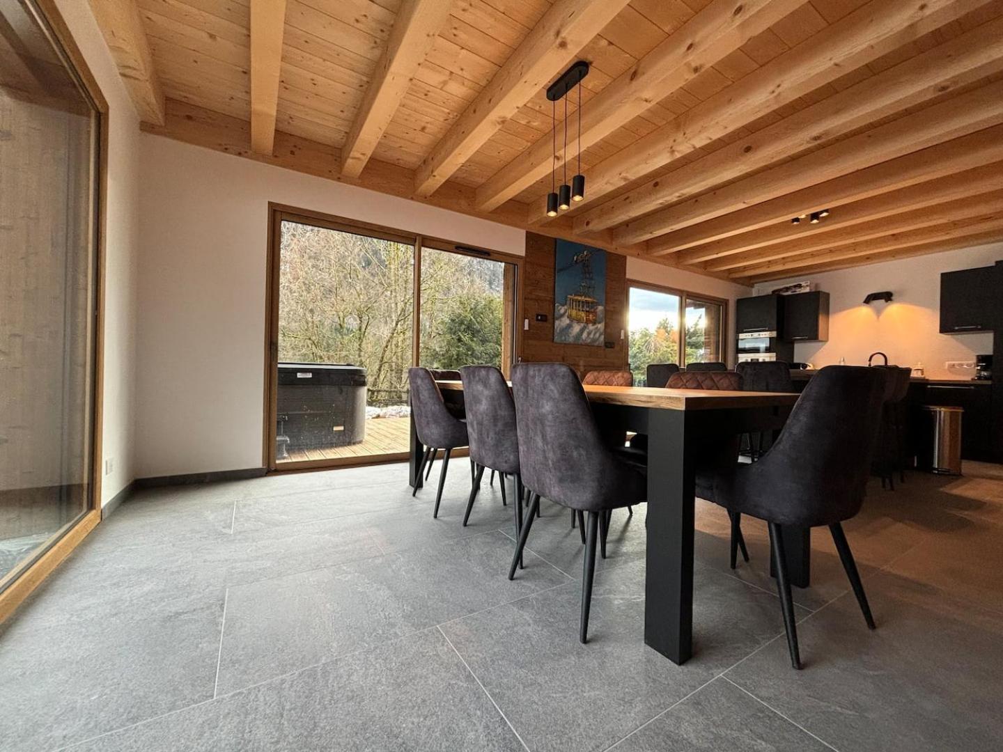 Chalets, Les Crozats Montriond Exterior foto